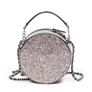 Chanel CC Round Glitter Chain Crossbody